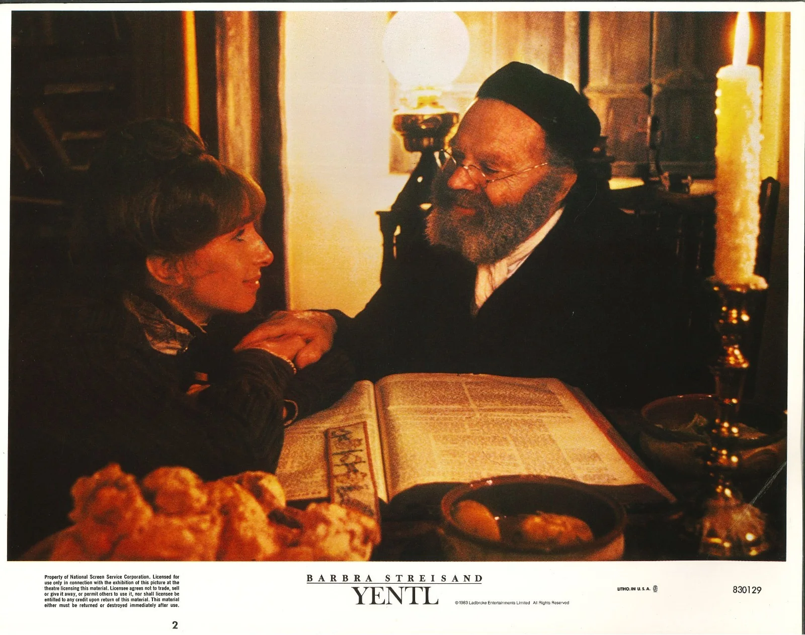 Yentl 8x ORIGINAL US Lobby Cards Barbra Streisand 1983, изображение 3