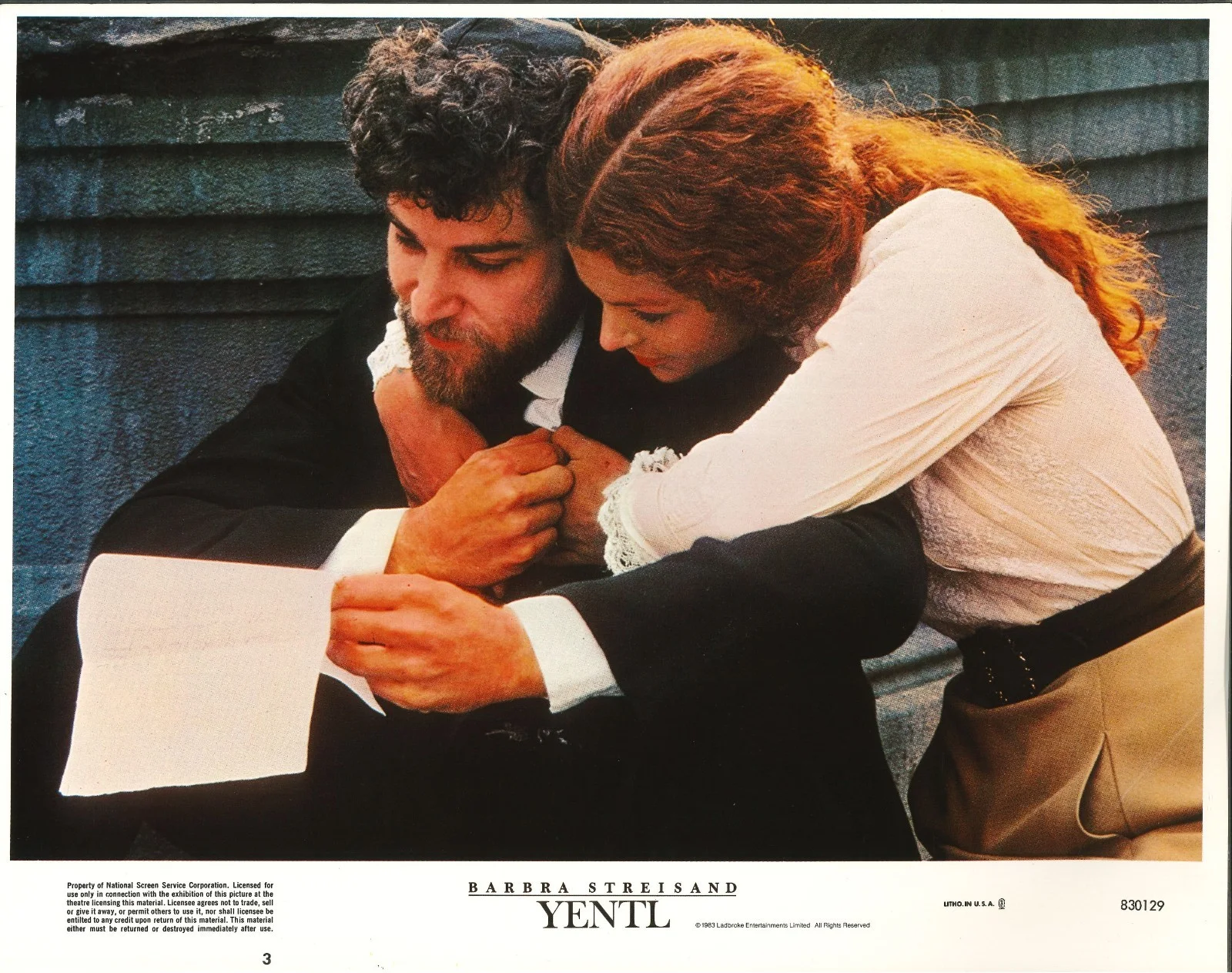 Yentl 8x ORIGINAL US Lobby Cards Barbra Streisand 1983, изображение 4