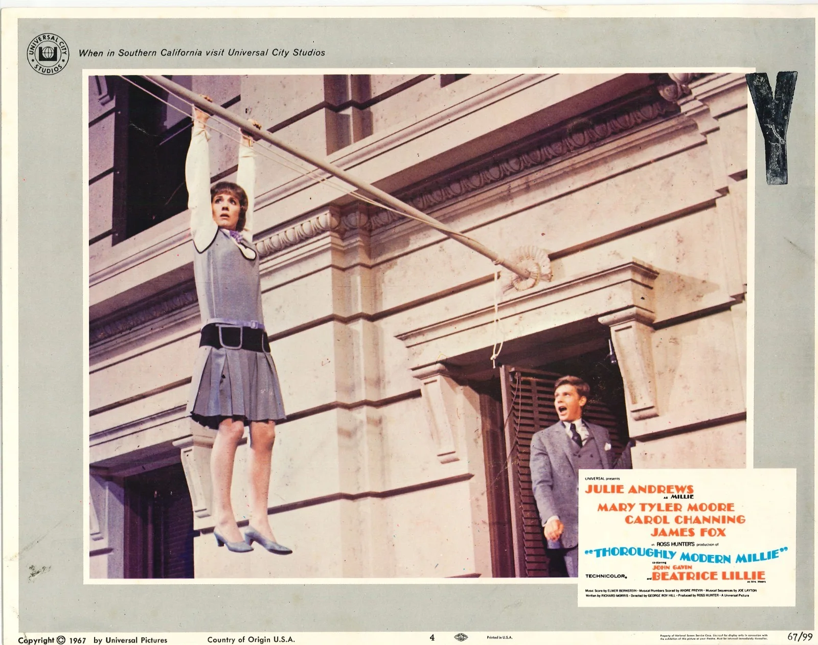 Thoroughly Modern Millie 8x ORIGINAL US Lobby Cards Julie Andrews 1967, изображение 3