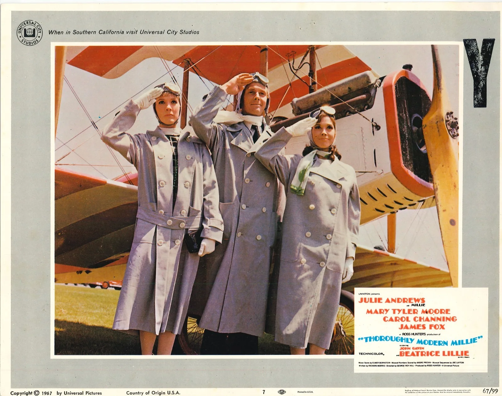 Thoroughly Modern Millie 8x ORIGINAL US Lobby Cards Julie Andrews 1967, изображение 4