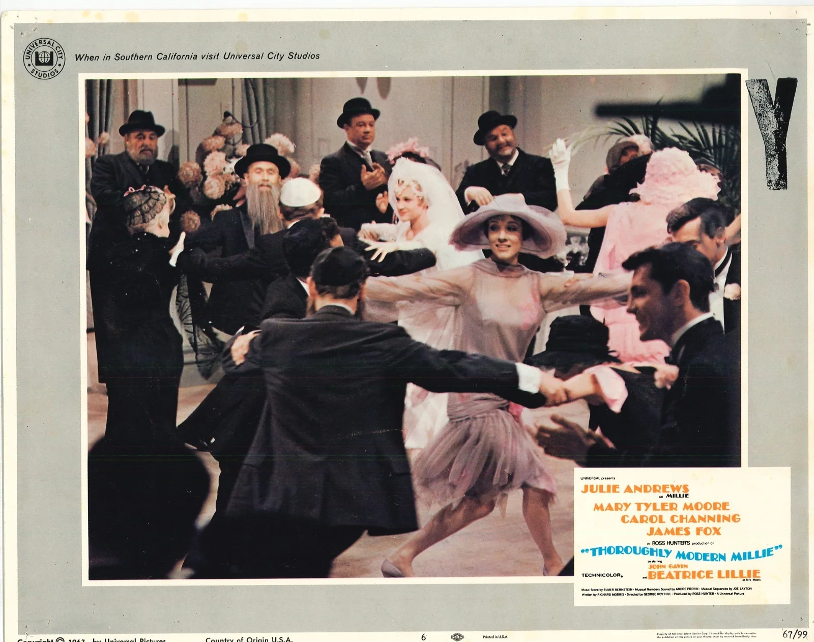 Thoroughly Modern Millie 8x ORIGINAL US Lobby Cards Julie Andrews 1967, изображение 5