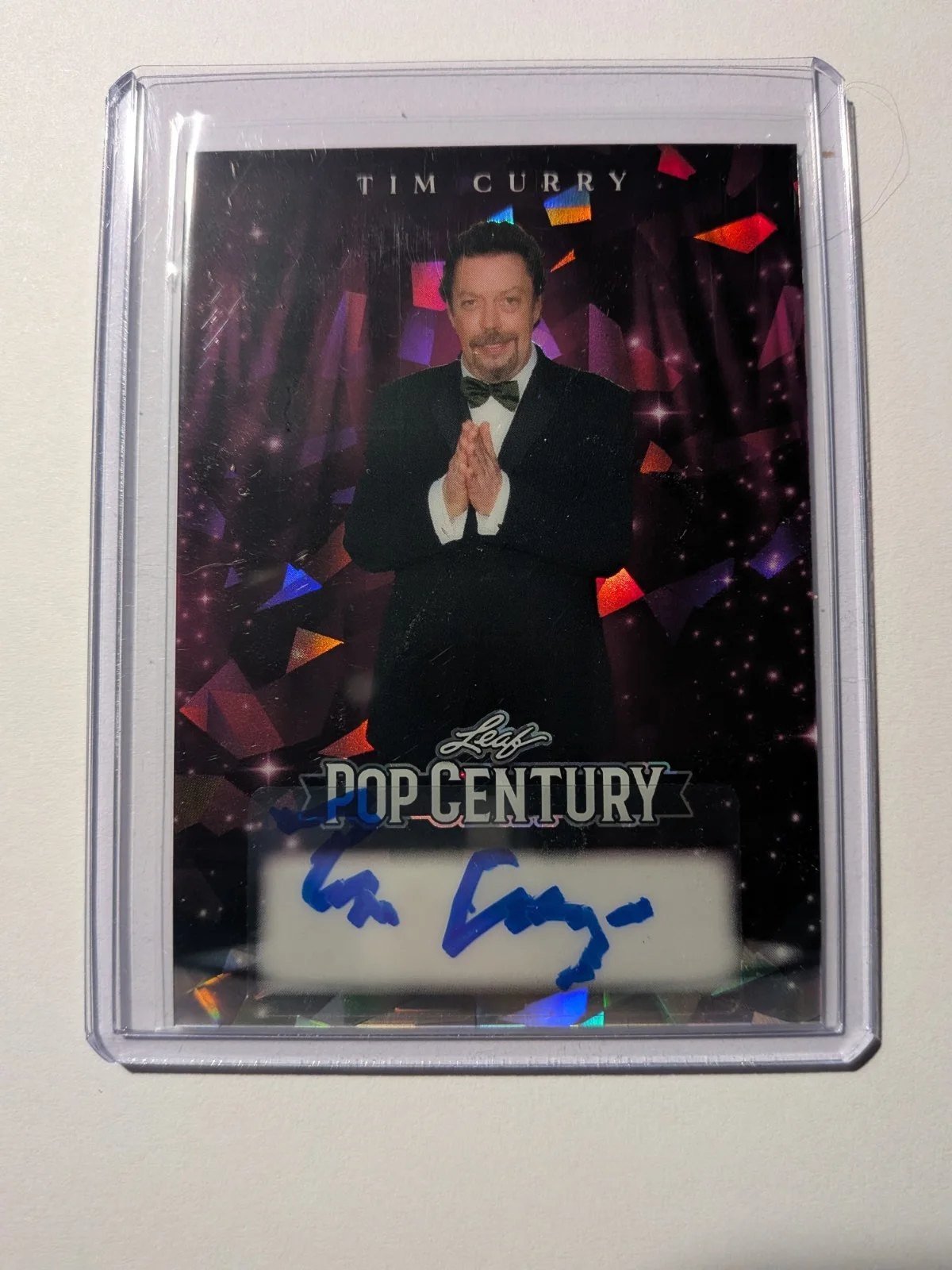 Tim Curry — TIM CURRY AUTO 2026 LEAF POP CENTURY AUTOGRAPH IT CLUE ROCKY HORROR PICTURE 1/1