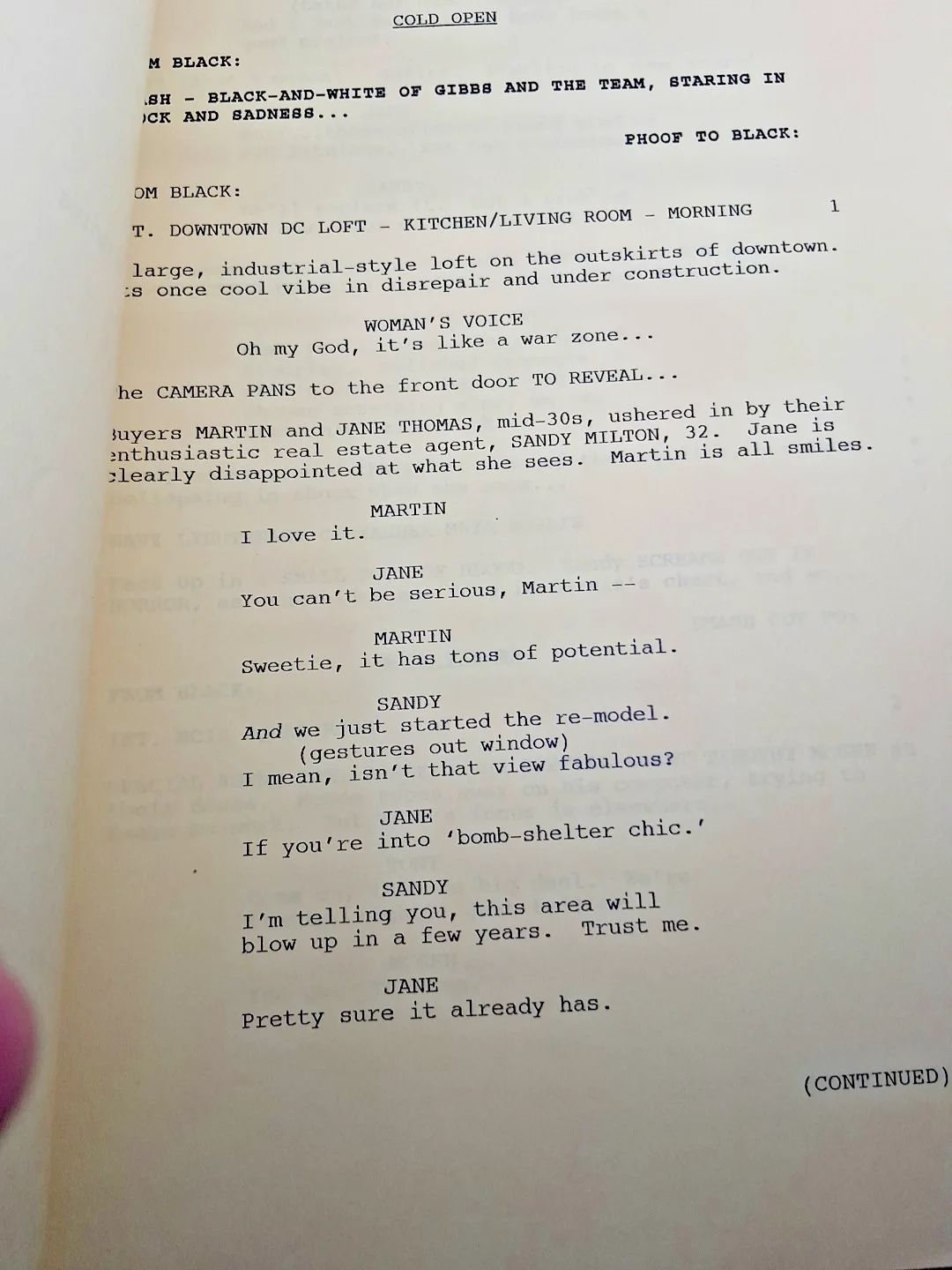 NCIS Episode 199 Script “A Desperate Man” – Multi‑Signed Production Crew Copy +, image 5