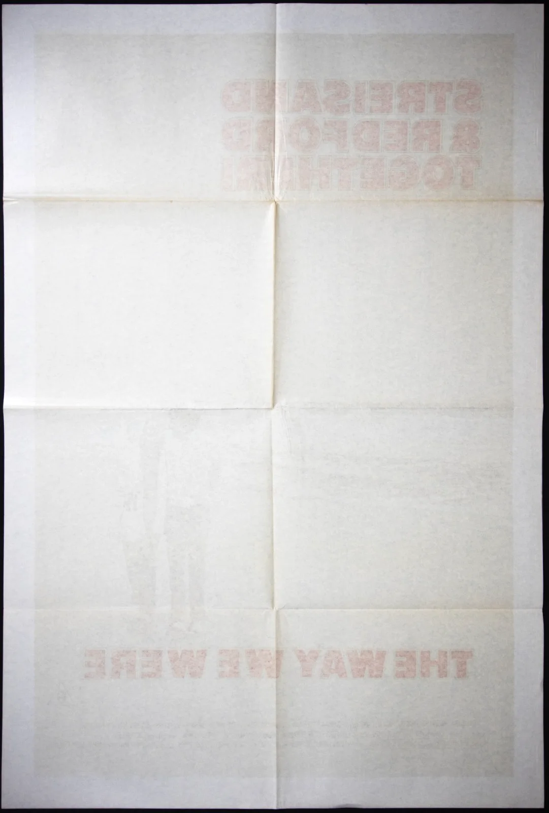 The Way We Were ORIGINAL Australian One Sheet Film Poster Streisand Redford 1973, изображение 2