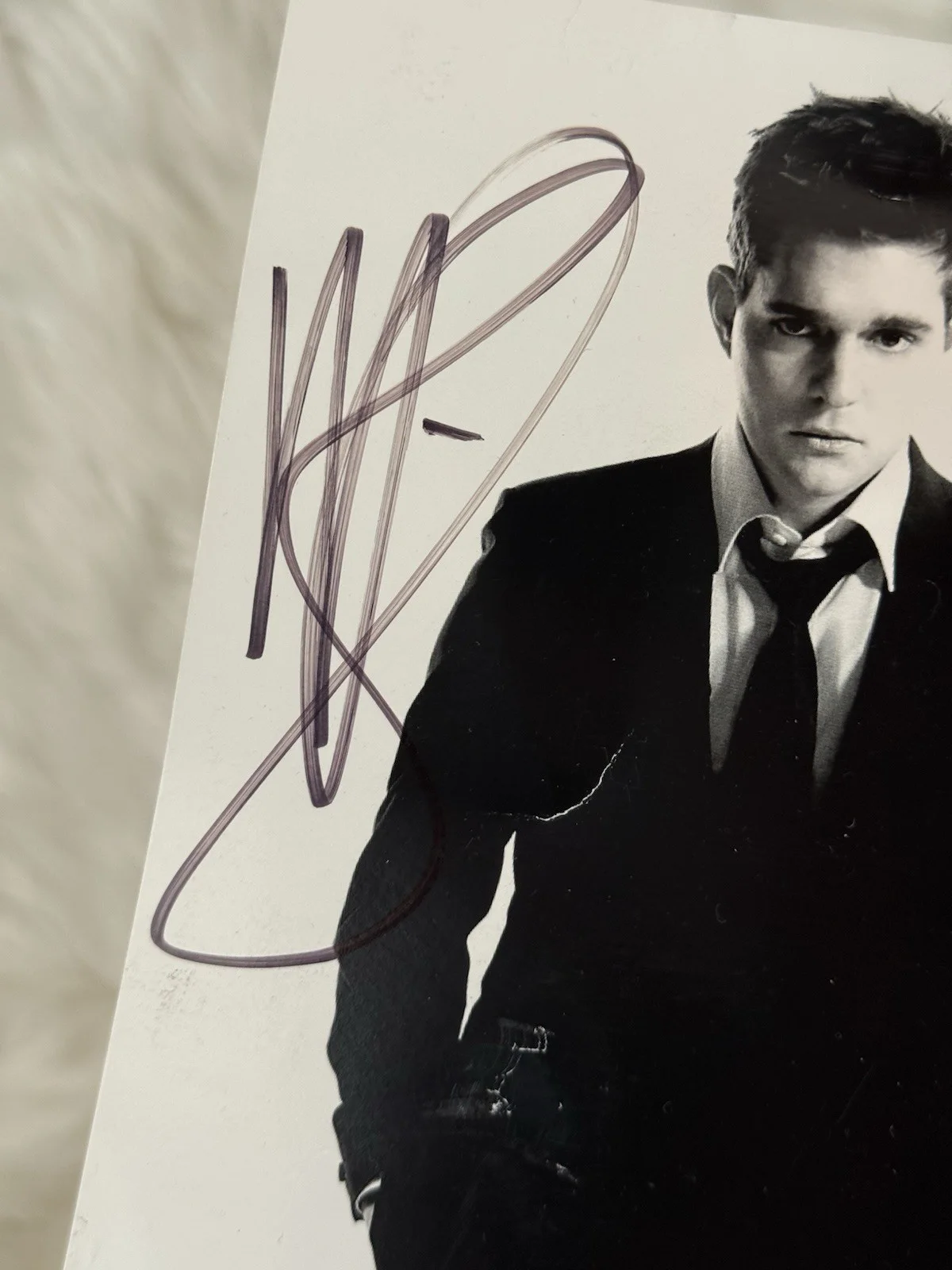 Michael Buble It’s Time Signed 5x7 Photo, image 2