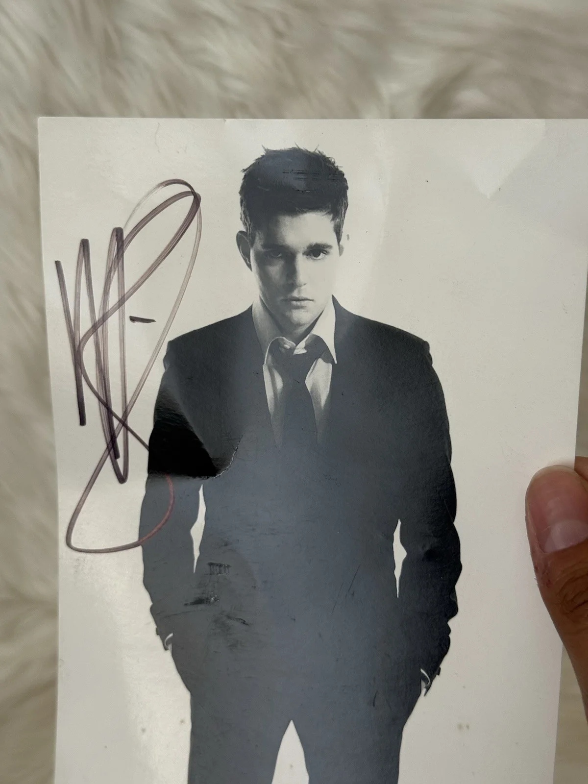 Michael Buble It’s Time Signed 5x7 Photo, image 3
