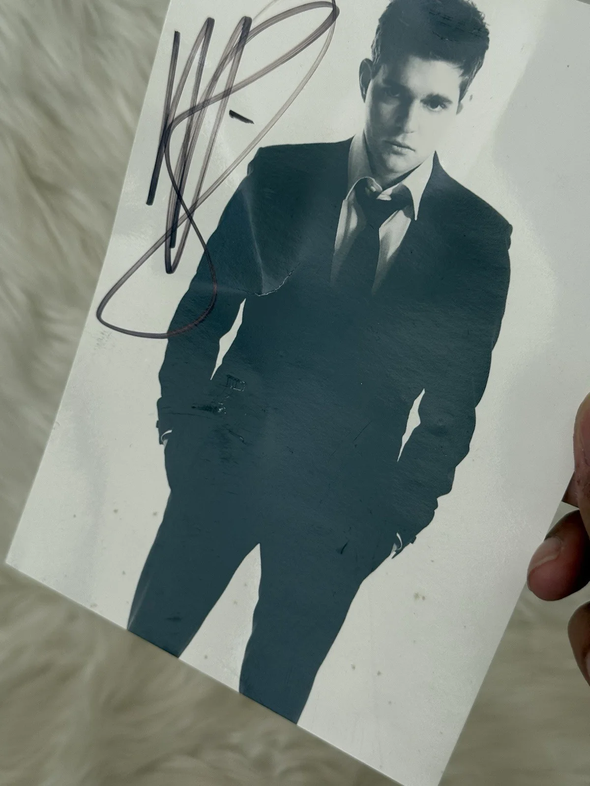 Michael Buble It’s Time Signed 5x7 Photo, image 4