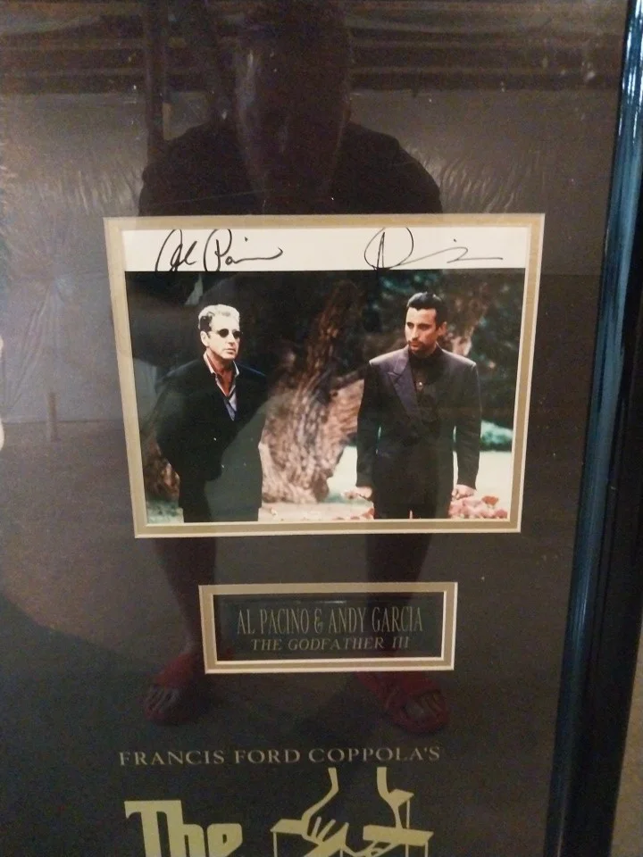 Al Pachino, Andy Garcia — Rare possibility of 1 of 1 Godfather 3 movie Poster w/pic. of Al Pachino & Andy, изображение 2