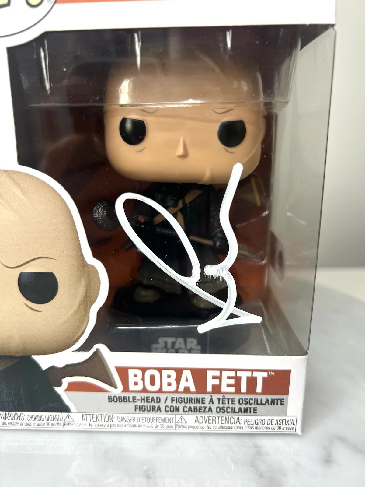 TEMUERA MORRISON — Temuera Morrison Signed ‘Boba Fett’ Star Wars Funko Pop SWAU CERTIFIED, изображение 2