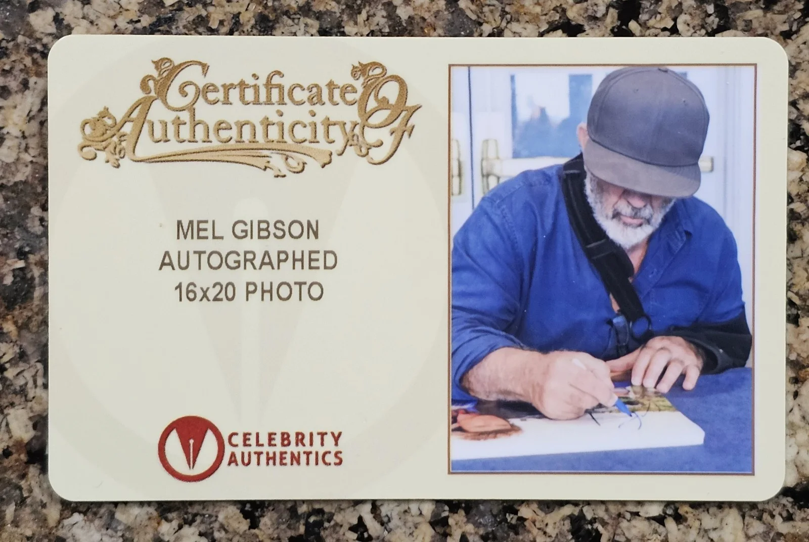 Mel Gibson Oversized 16 x 20 Signed Photograph From Lethal Weapon, image 4