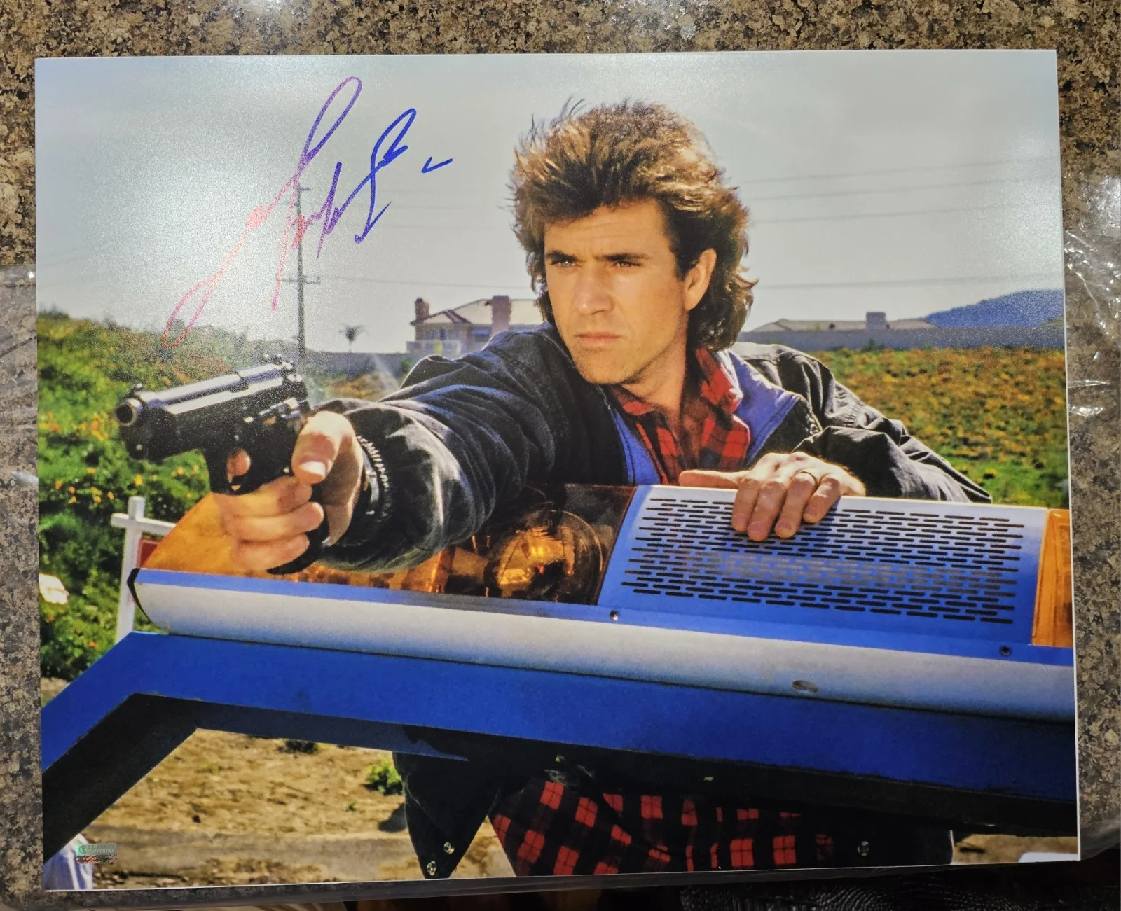 Mel Gibson Oversized 16 x 20 Signed Photograph From Lethal Weapon, image 5