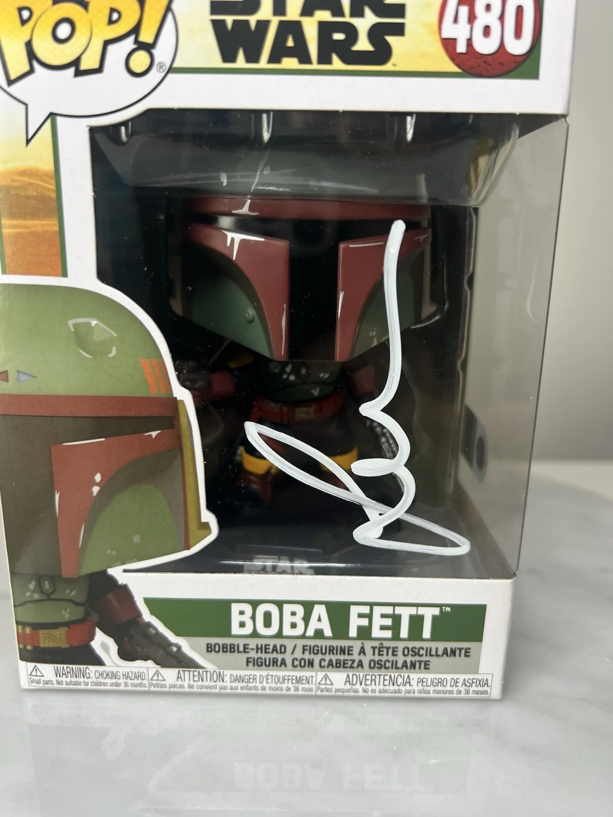 TEMUERA MORRISON — Temuera Morrison ‘Boba Fett’ Star Wars Signed Funko Pop SWAU COA, изображение 2