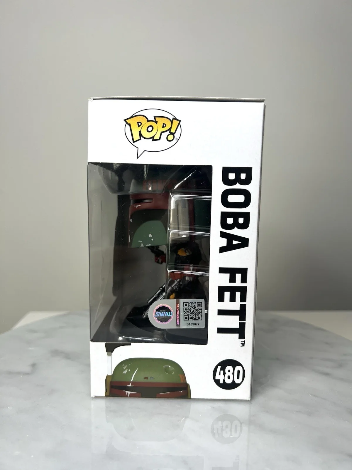 TEMUERA MORRISON — Temuera Morrison ‘Boba Fett’ Star Wars Signed Funko Pop SWAU COA, изображение 4