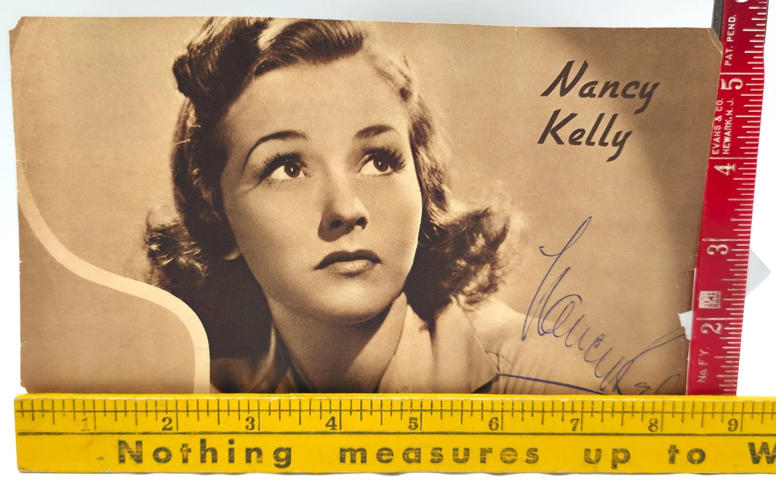 Nancy Kelly — Autographed Magazine Cut out Picture Nancy Kelly Hand Signed., изображение 2