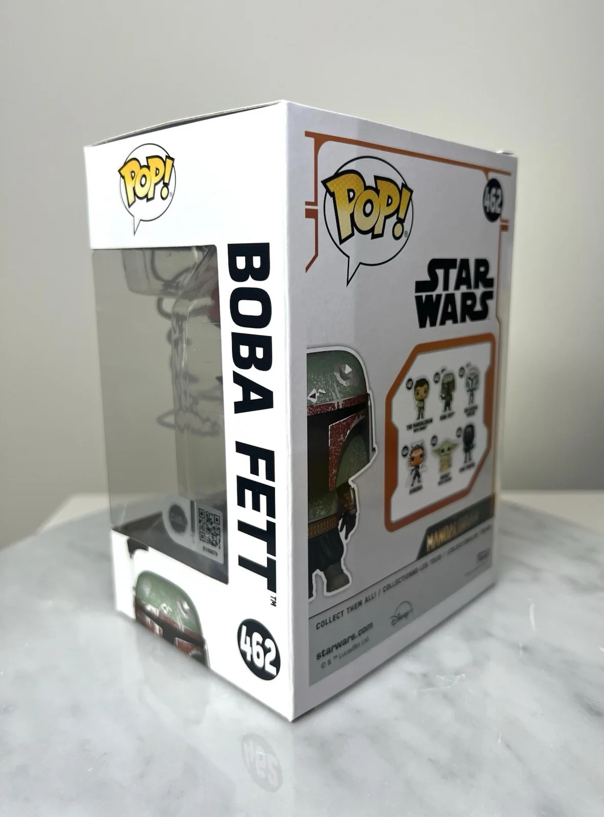 TEMUERA MORRISON — Temuera Morrison Boba Fett Signed Star Wars Funko Pop SWAU CERTIFIED, изображение 5