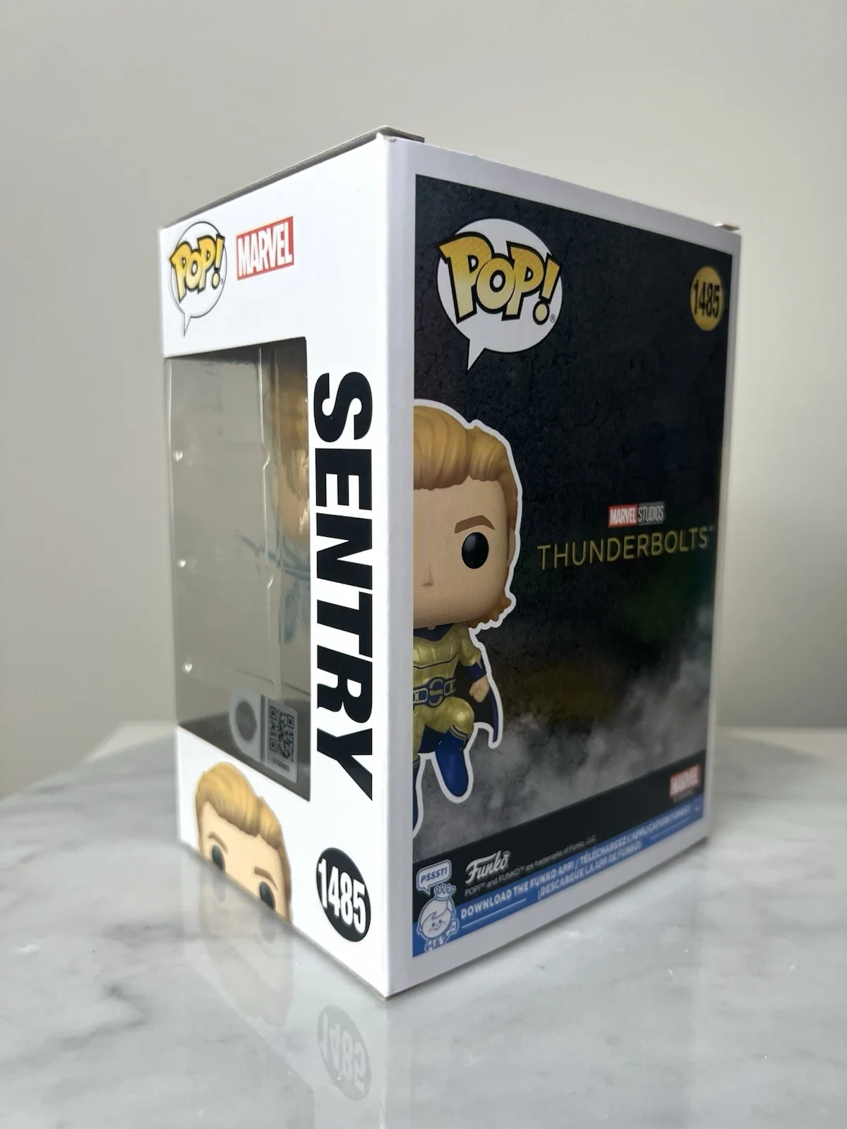 Lewis Pullman — Lewis Pullman Signed ‘Sentry’ Thunderbolts Funko Pop SWAU CERTIFIED, image 5