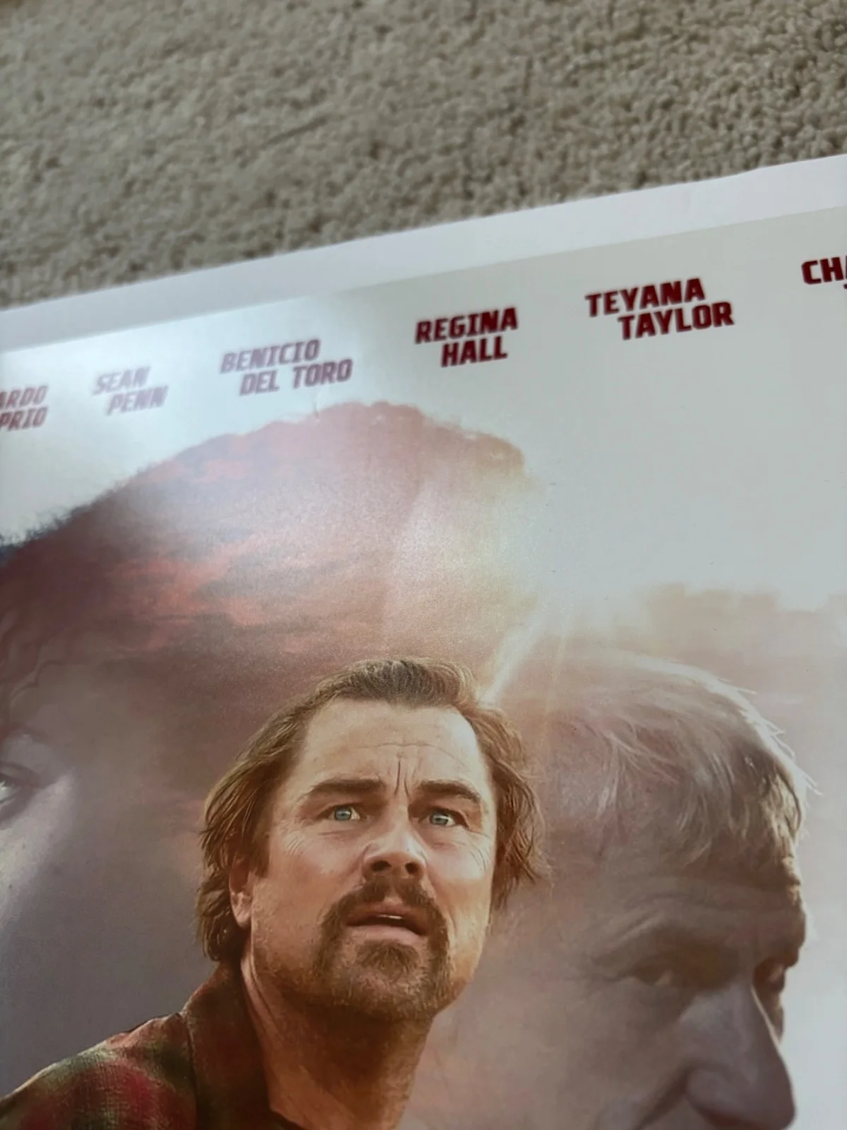 LEONARDO DICAPRIO SIGNED ONE BATTLE AFTER ANOTHER 12X18 MOVIE POSTER PHOTO BAS, изображение 3