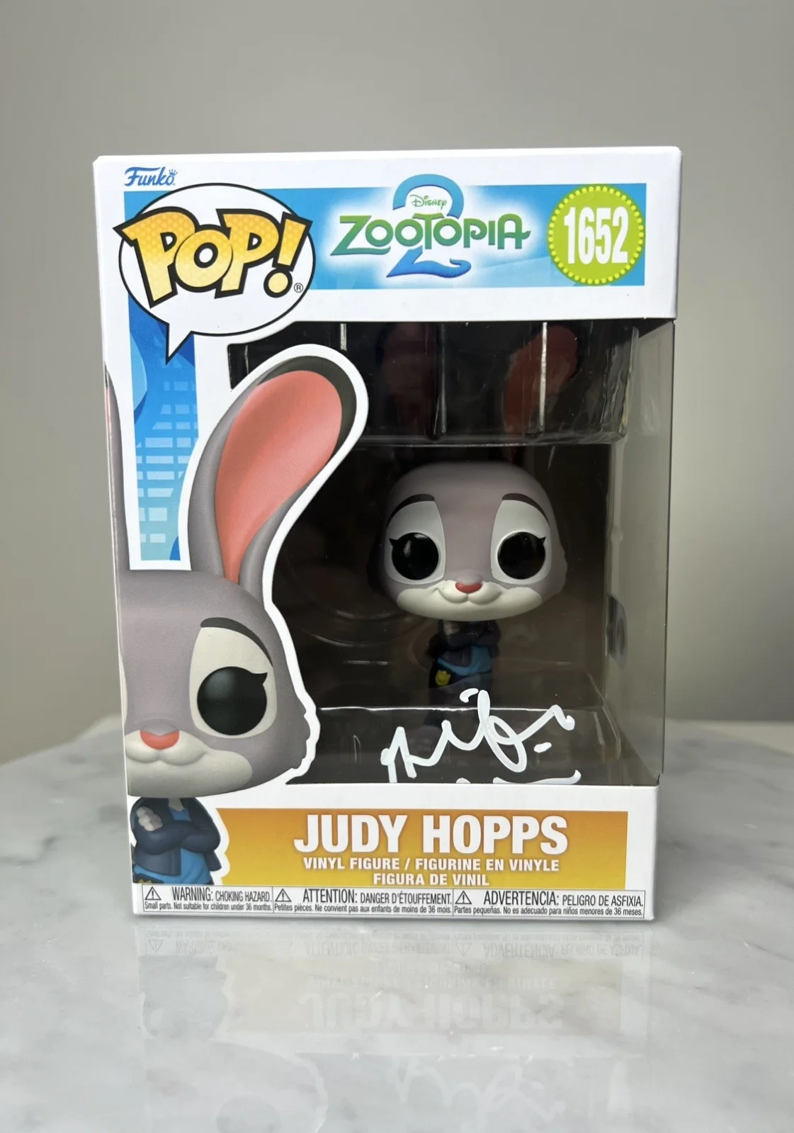 Ginnifer Goodwin — Gennifer Goodwin ‘Judy Hopps’ Signed Zootopia Funko Pop SWAU COA