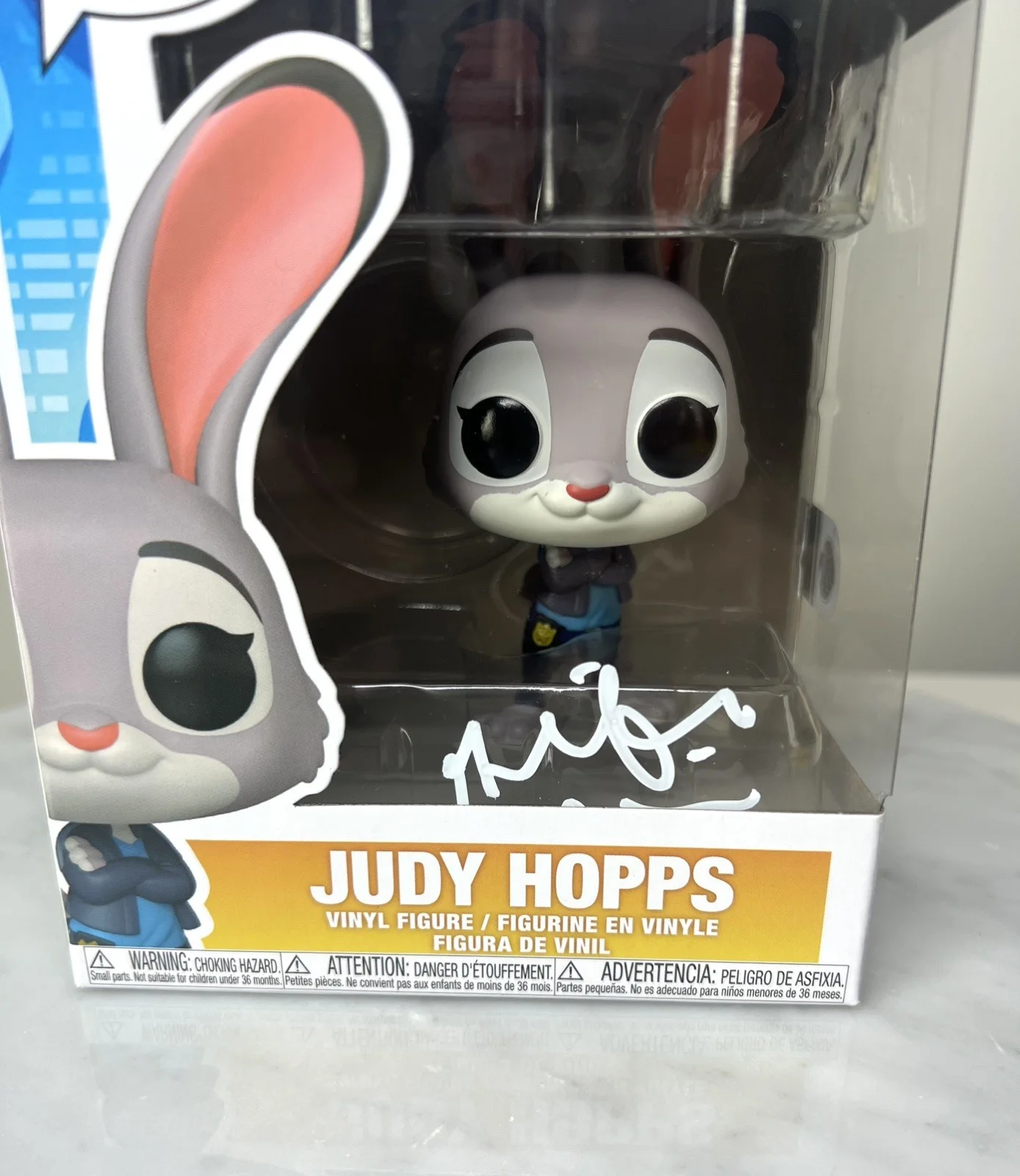 Ginnifer Goodwin — Gennifer Goodwin ‘Judy Hopps’ Signed Zootopia Funko Pop SWAU COA, image 2