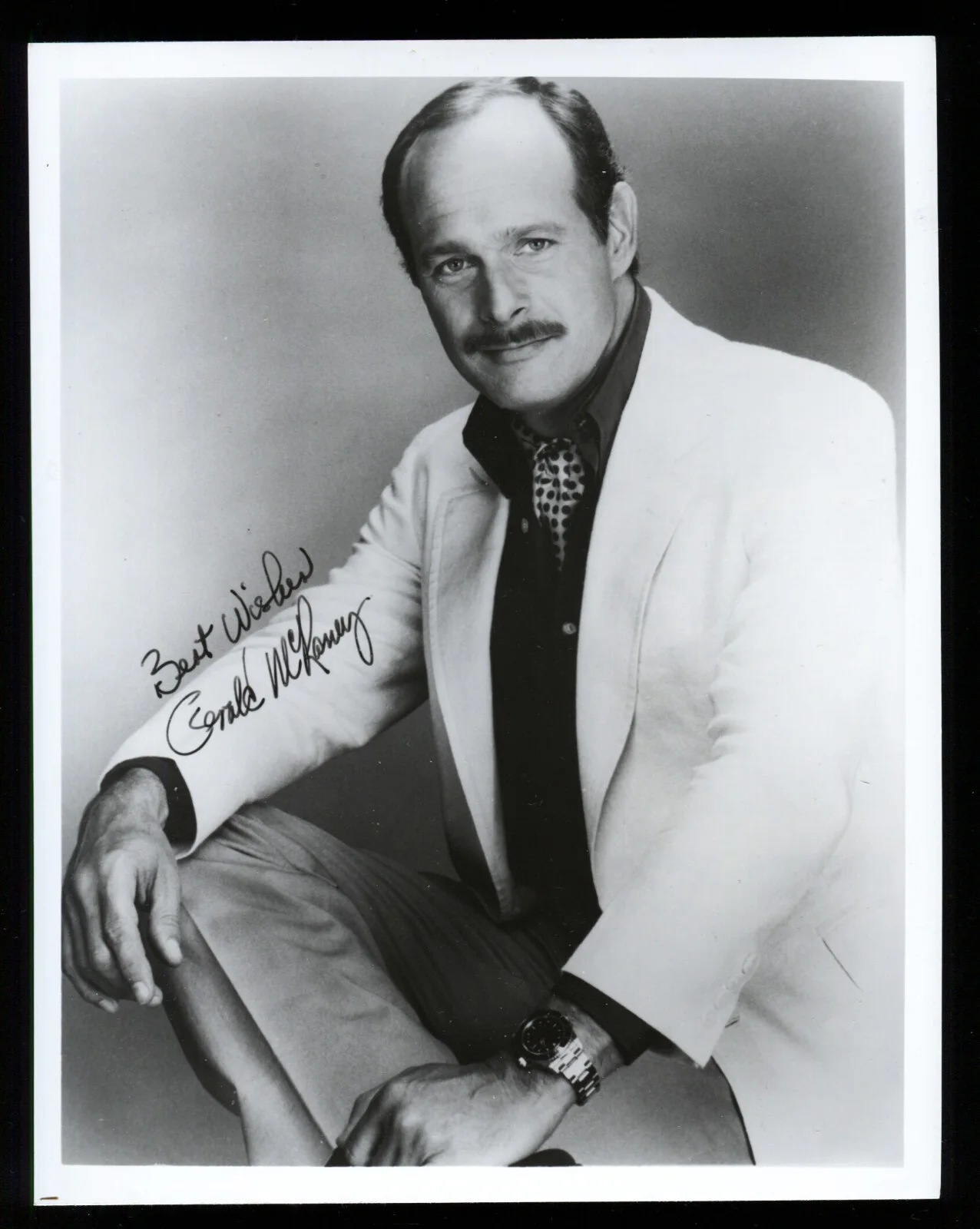 Gerald McRaney — VINTAGE GERALD MCRANEY SIGNED AUTO 8X10 PHOTO SIMON & SIMON NEVERENDING STORY