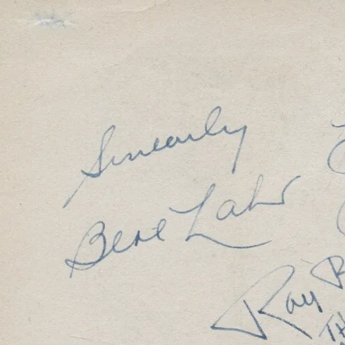 Judy Garland — 1939 Signed WIZARD OF OZ Autographed by SIX / JUDY GARLAND and 5 MAJOR ACTORS, изображение 3