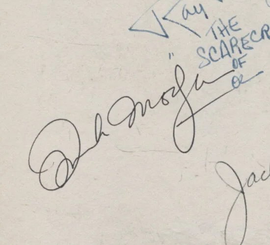 Judy Garland — 1939 Signed WIZARD OF OZ Autographed by SIX / JUDY GARLAND and 5 MAJOR ACTORS, изображение 5