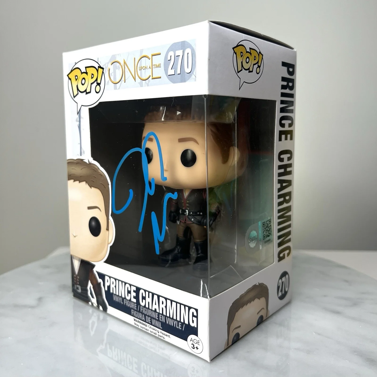 Josh Dallas — Josh Dallas Signed Funko Pop ‘Prince Charming’ Once Upon A Time SWAU COA, image 2