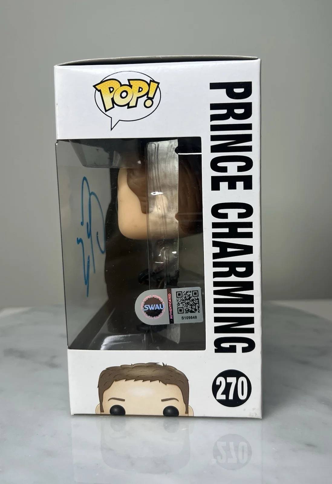 Josh Dallas — Josh Dallas Signed Funko Pop ‘Prince Charming’ Once Upon A Time SWAU COA, image 3
