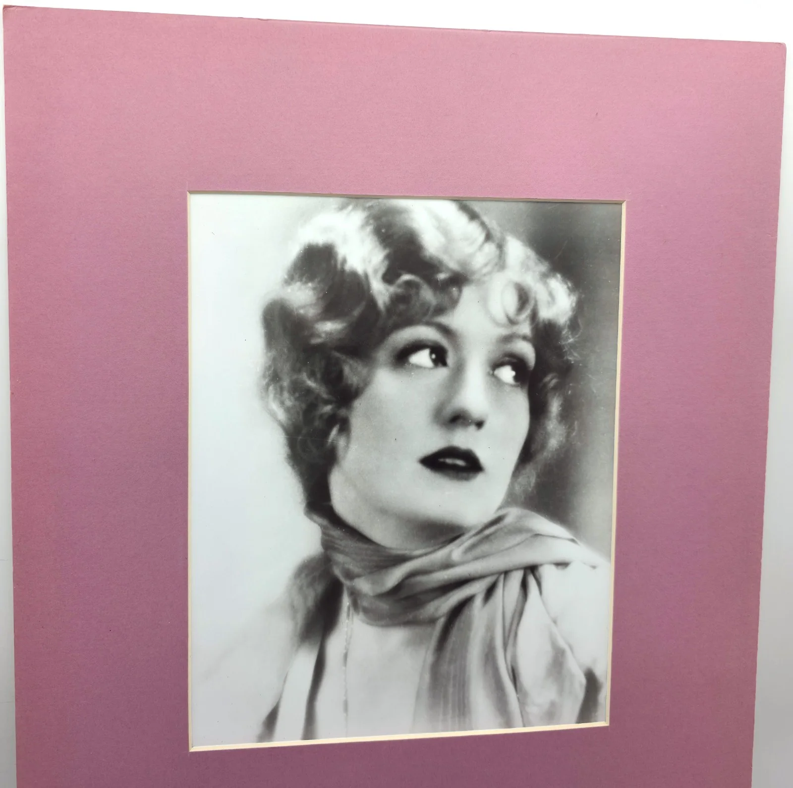 Doris Kenyon — Photo and Hand Signed Autograph Silent Movie Star Doris Kenyon Set in a Mat, изображение 4