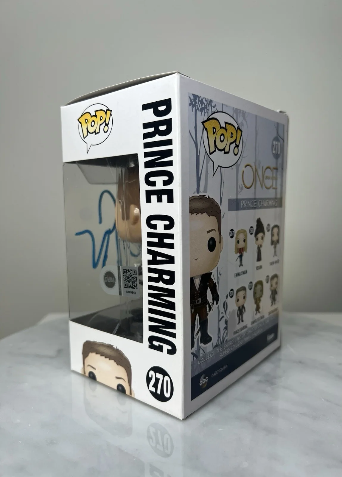 Josh Dallas — Josh Dallas ‘Prince Charming’ Once Upon A Time Signed Funko Pop SWAU COA, image 4