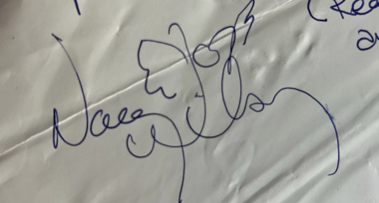 Nancy Wilson Heart Signed Autograph W/Inscription “Reach Out..” Unique Story, image 3