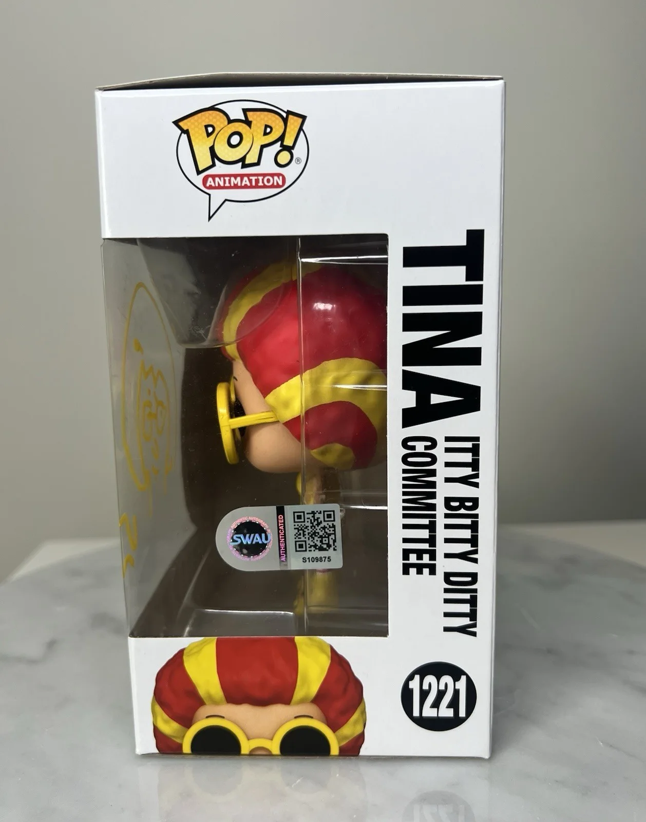 Dan Mintz — Dan Mintz Tina Bob’s Burgers Signed Sketched Funko, image 4