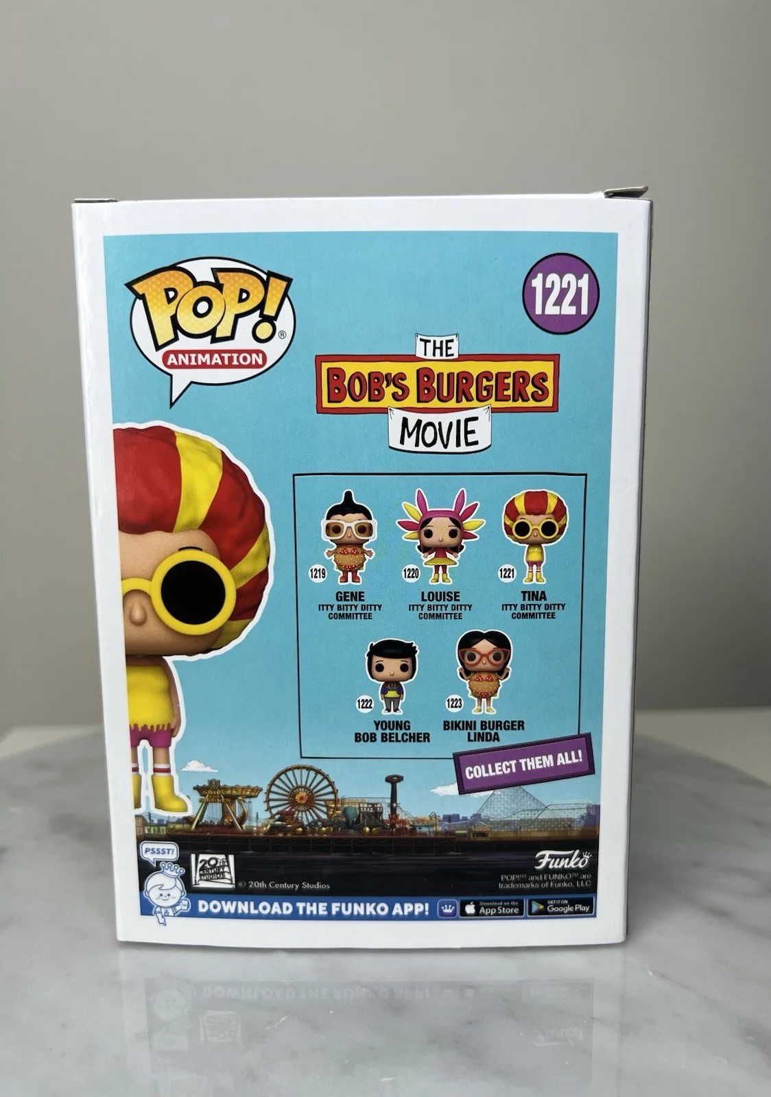Dan Mintz — Dan Mintz Tina Bob’s Burgers Signed Sketched Funko, image 5