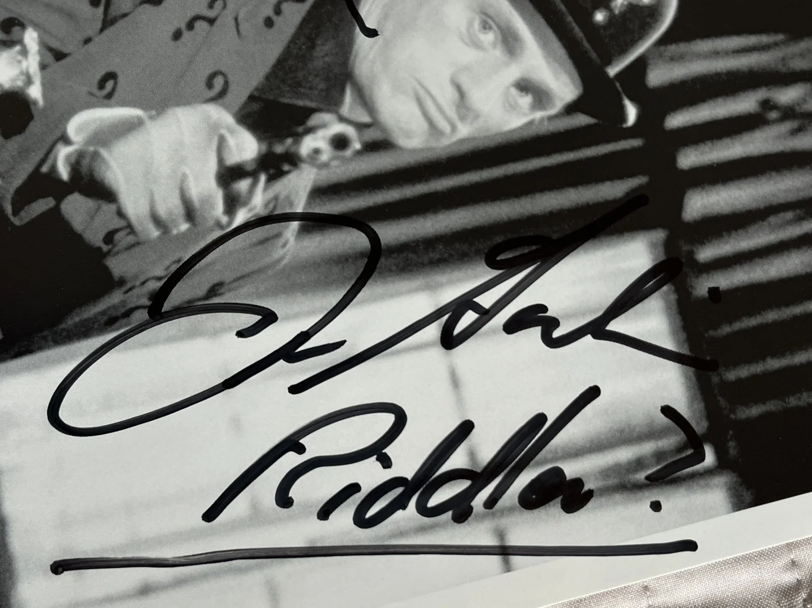 Frank Goshin--The Riddler — Frank Gorshin--SIGNED--8x10 Photo-- Riddler--1960s Batman TV Series--Near Mint!!, изображение 2