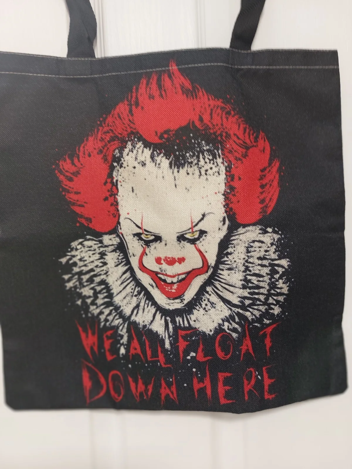 Stephen King IT. Pennywise Clown Tote Bag. Vgc, image 2