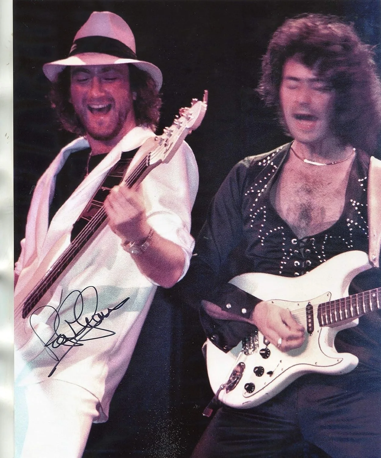 Roger Glover — * ROGER GLOVER / Deep Purple * signed 8x10 photo "In Concert (w/Blackmore)"