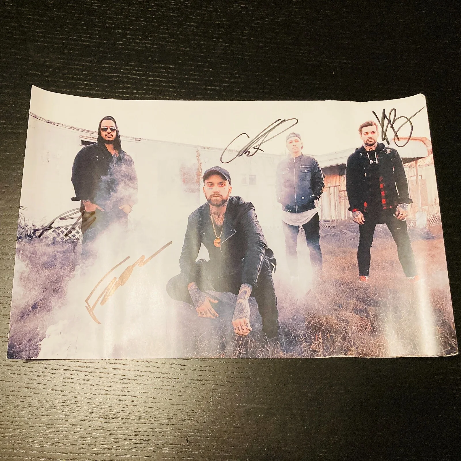 11x17 Glossy Promo Photo of Attila, Signed by All Members - Villains Tour 2019, изображение 4