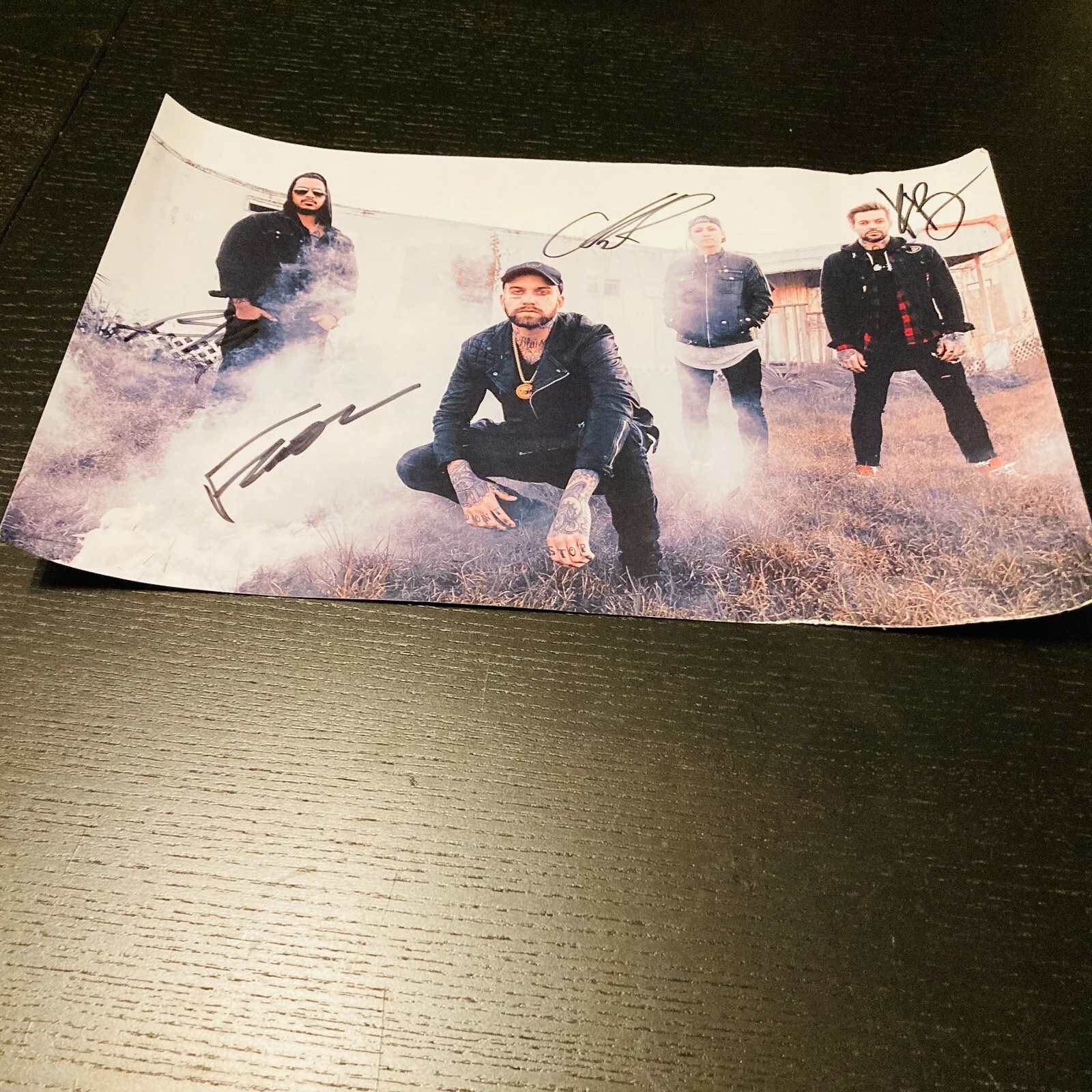 11x17 Glossy Promo Photo of Attila, Signed by All Members - Villains Tour 2019, изображение 5