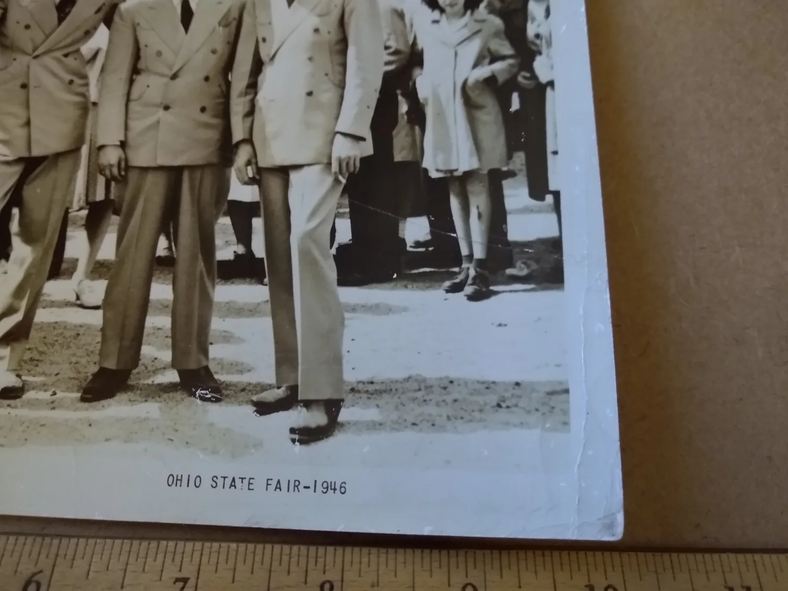 1946 Hank Newman Georgia Crackers autographed photo -Ohio State Fair, image 5