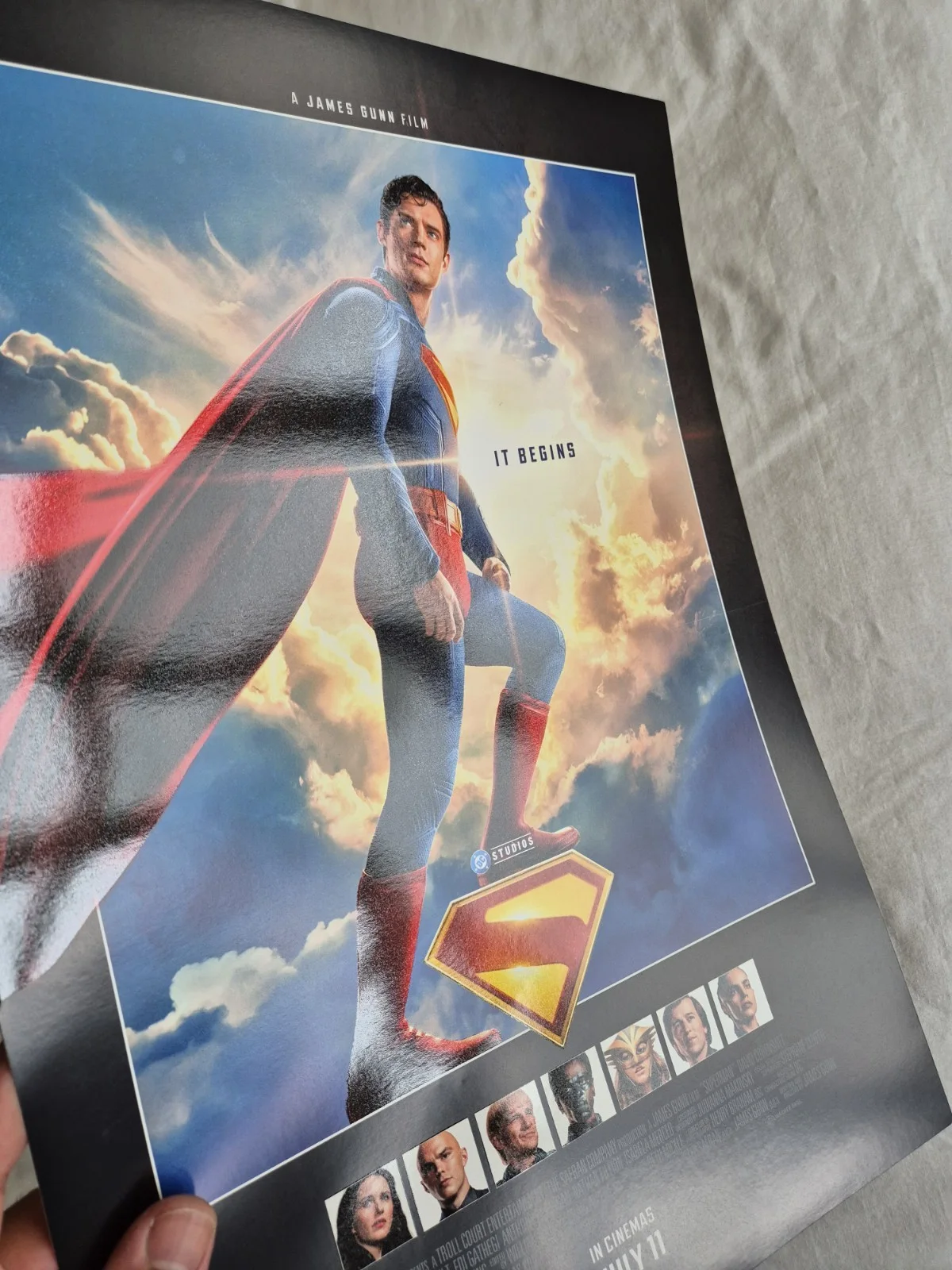 NEW Odeon UK Exclusive Superman 2025 A3 Poster (DC, James Gunn, David Corenswet), image 2