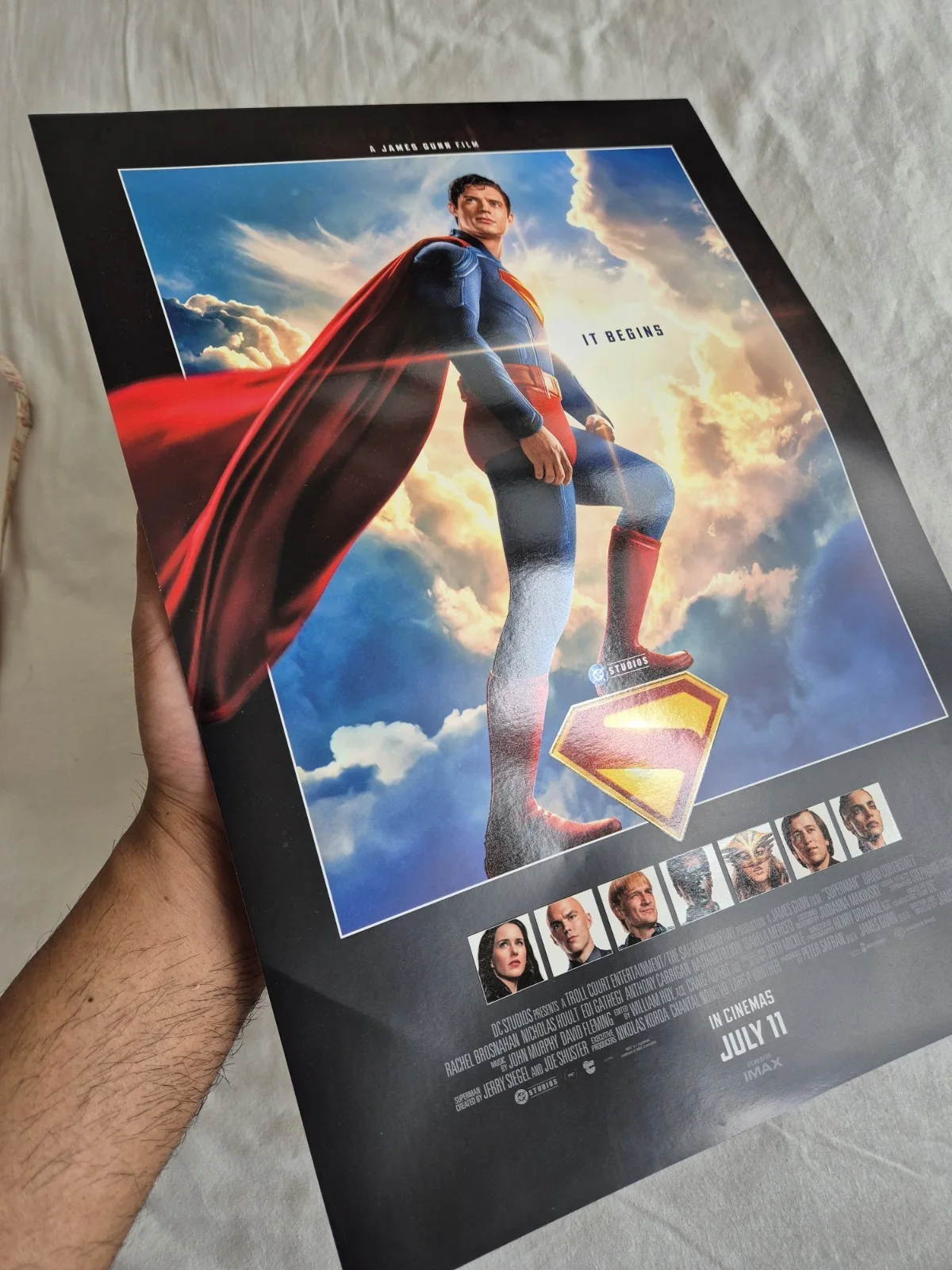 NEW Odeon UK Exclusive Superman 2025 A3 Poster (DC, James Gunn, David Corenswet), image 3