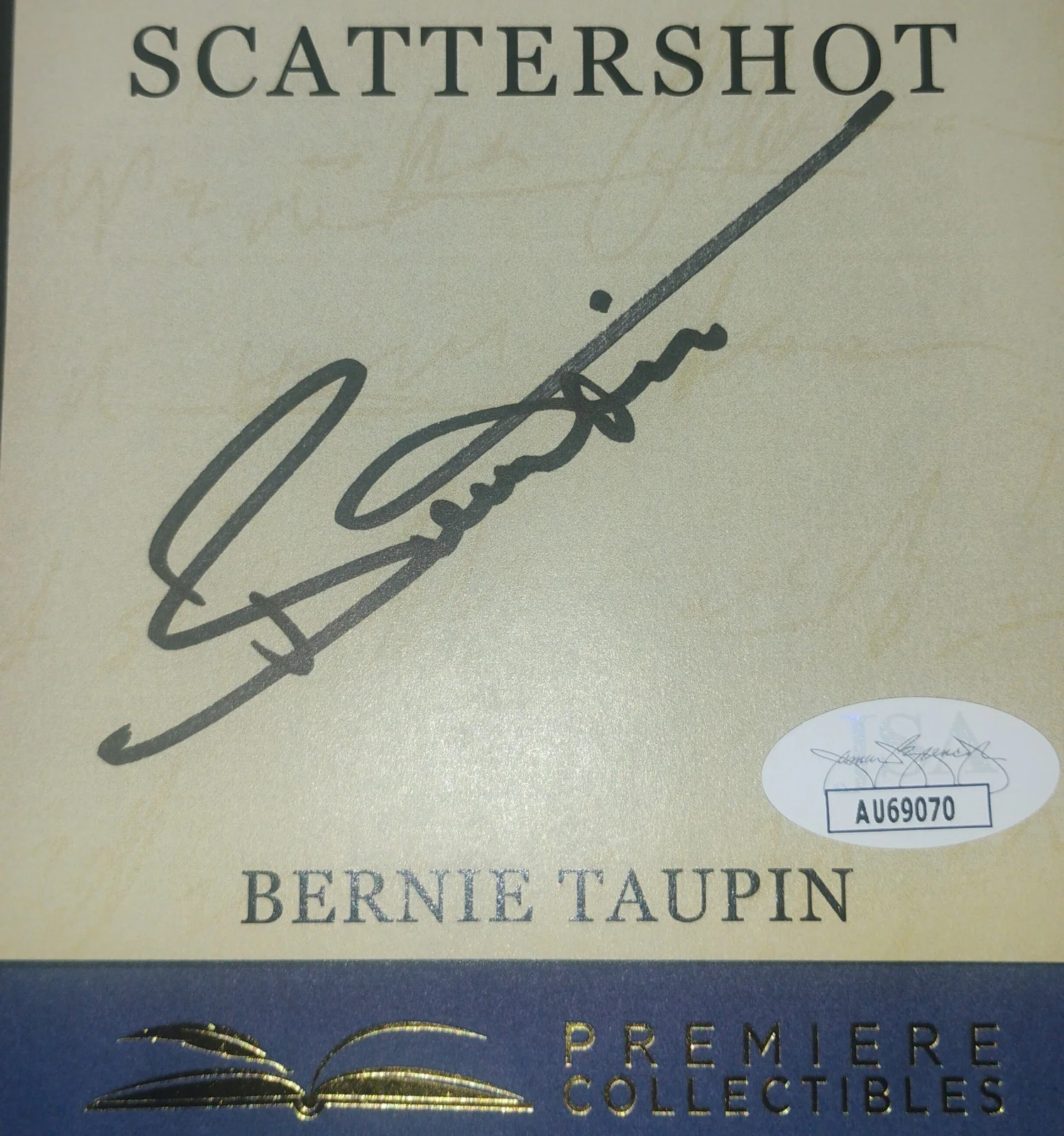 Bernie Taupin Hand Signed Book JSA COA Scattershot NO US TARIFFS, image 4