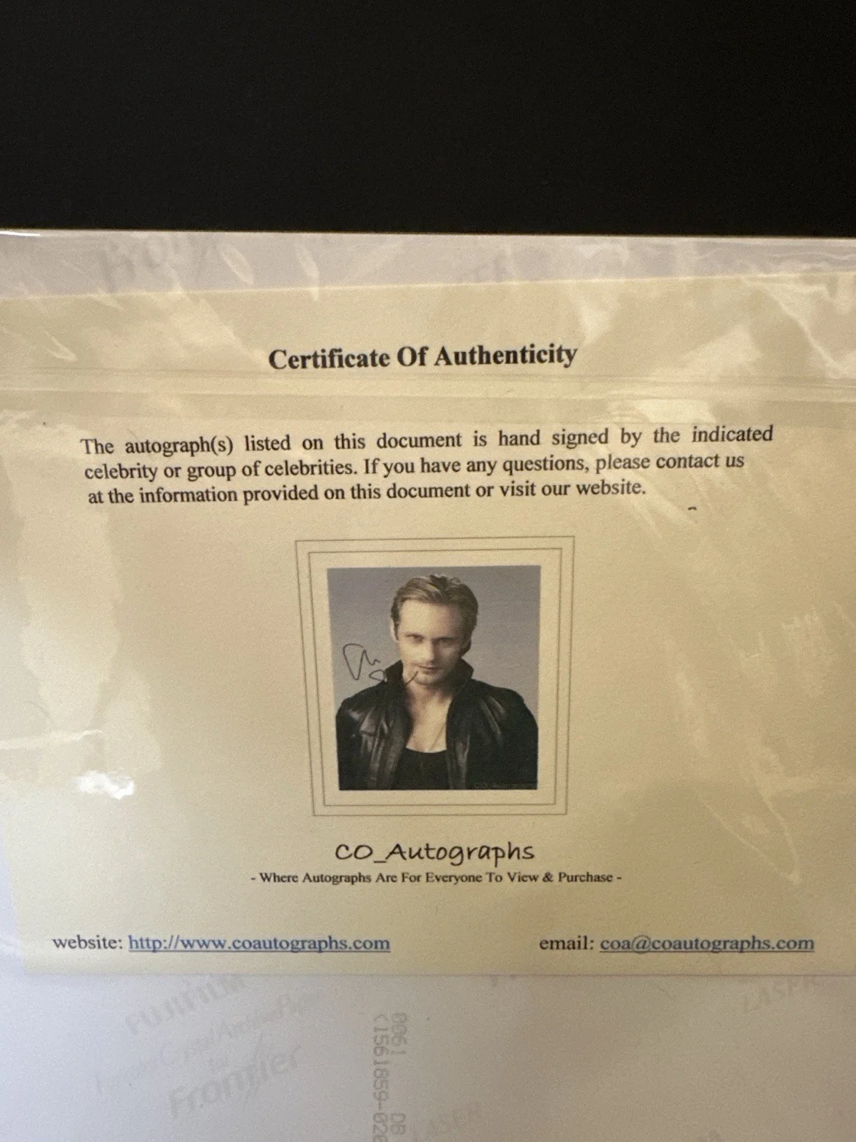 Alexander Skarsgard — Alexander Skarsgård Signed 8x10 Photo with COA – True Blood Eric Northman, image 4