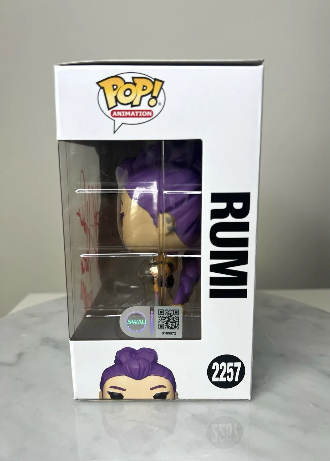 Arden Cho — Arden Cho ‘Rumi’ K-Pop Demon Hunters Signed Funko Pop SWAU COA, image 4