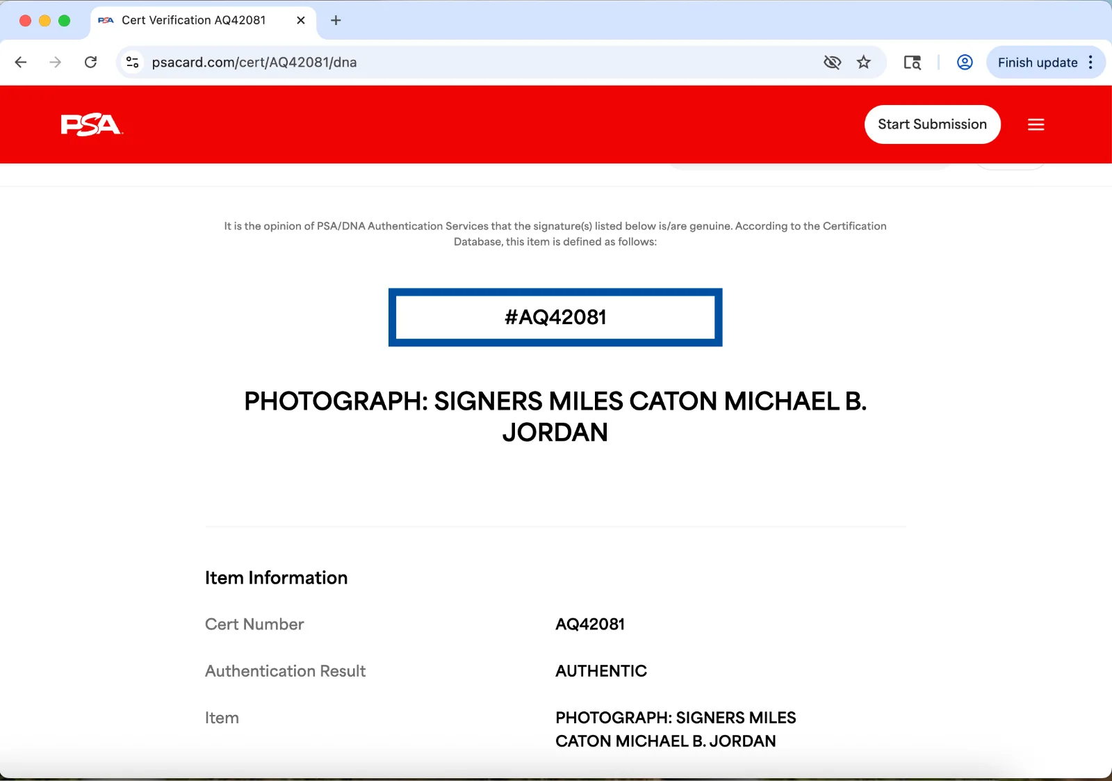 Michael B. Jordan, Miles Caton — Michael B Jordan Miles Caton signed 11x14 photo PSA DNA autograph Sinners Cast, изображение 3