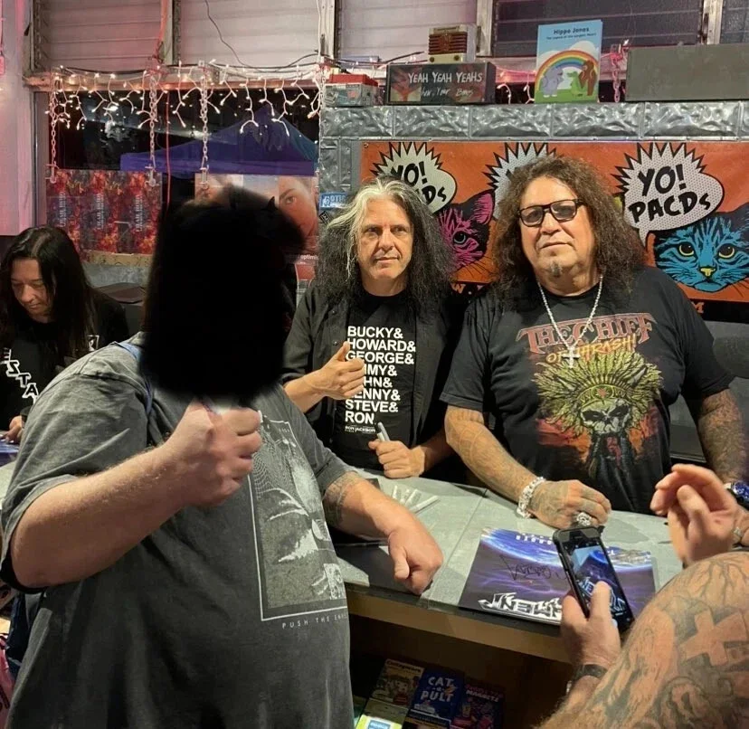 TESTAMENT AUTHENTIC AUTOGRAPHED/SIGNED GREENHOUSE EFFECT PROMO CD CHUCK BILLY +2, image 5