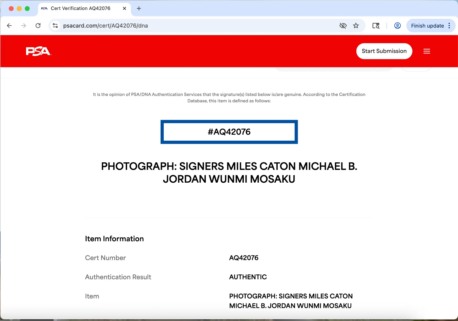 Michael B. Jordan, Miles Caton, Wunmi Mosaku — Sinners Cast 3x signed 11x14 photo PSA DNA Michael B Jordan Wunmi Miles Caton, image 3