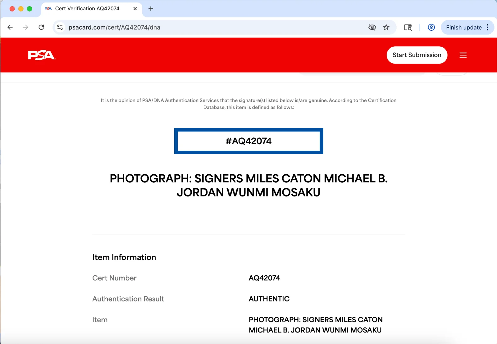 Michael B. Jordan, Miles Caton, Wunmi Mosaku — Sinners Cast 3x signed 11x14 photo PSA DNA Michael B Jordan Miles Caton Wunmi, изображение 3