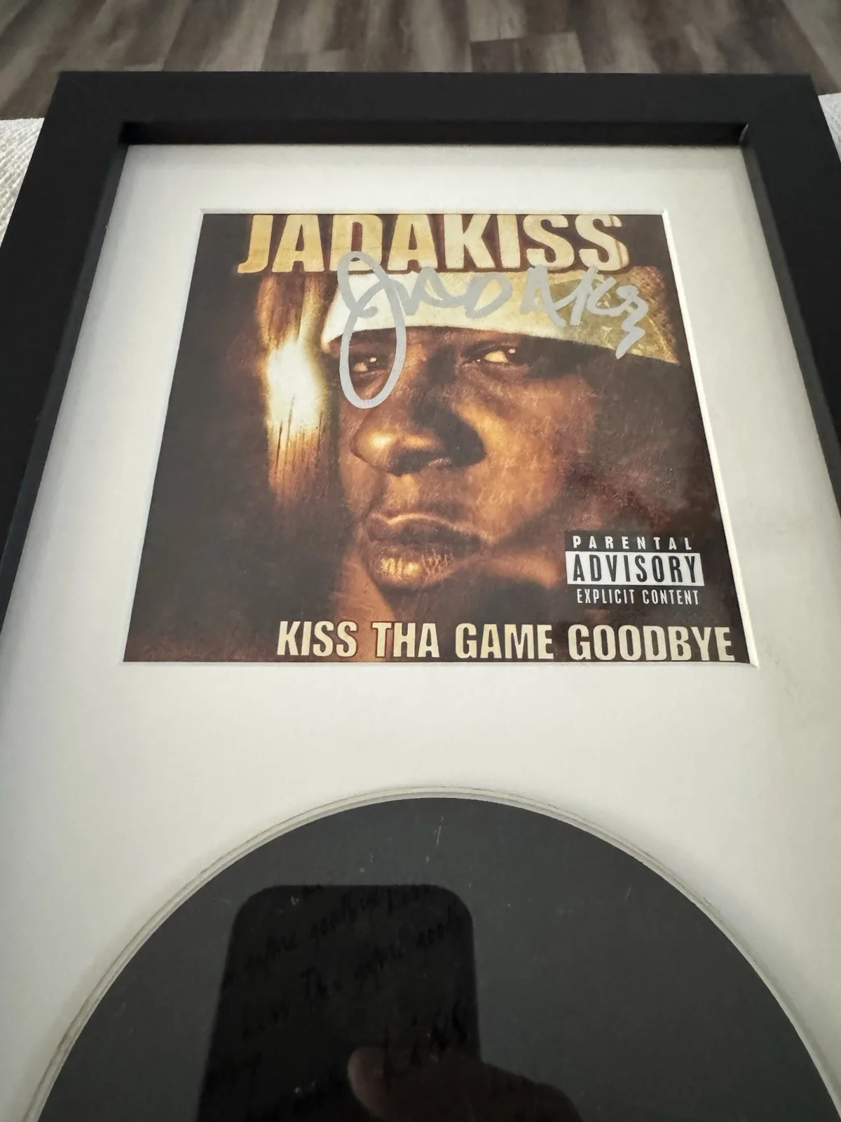 Jadakiss Autograph Signed Kiss Tha Game Goodbye CD Framed, image 2