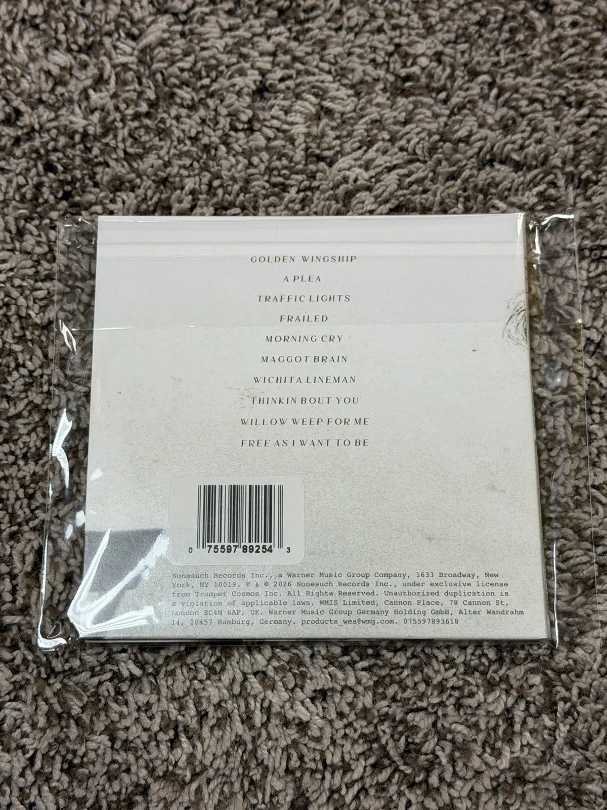 FLEA - Honora CD Signed Art Card NEW, image 2